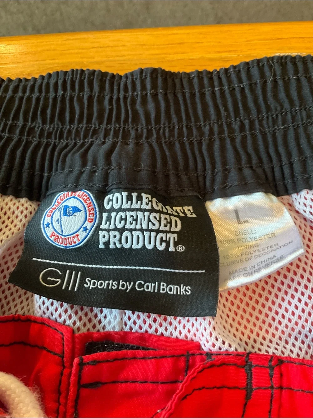 Men’s Size Large Ohio State Lined Swim Trucks, Great Condition!